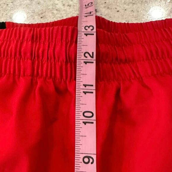 Tek Gear Mens Large Basketball Shorts Red Black Drawstring Elastic Waist - Picture 7 of 7